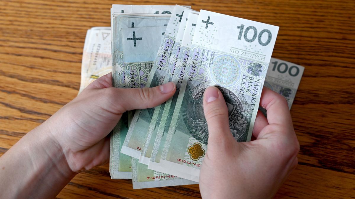 pieni�dze PLN
Szczecin, 09.09.2021. Banknoty, bilety Narodowego Banku Polskiego o nominale 100 z� trzymane w d�oniach, 9 bm. (ran) PAP/Marcin Bielecki
Marcin Bielecki
100 z�otych, 200 z�, 200 z�otych, banknot�w, banknoty, dlo�, d�onie, got�wka, kasa, liczenie pieniedzy, pieni�dze, z�ot�wki