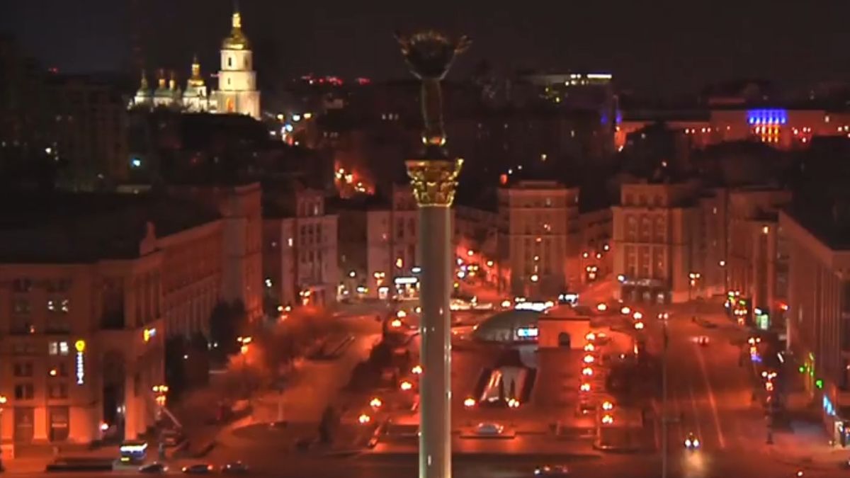 Hymn ZSRR podczas transmisji z Kijowa