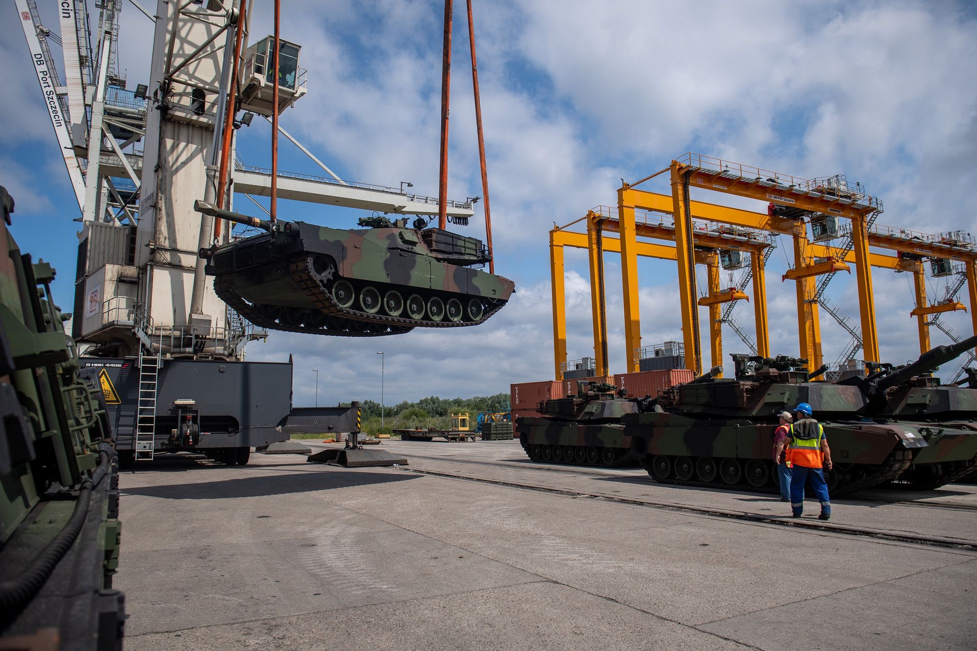 Czołgi M1A1 Abrams w Polsce.