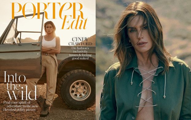 Natchniona Cindy Crawford pozuje w stylizacjach na safari