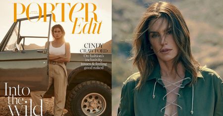 Natchniona Cindy Crawford pozuje w stylizacjach na safari