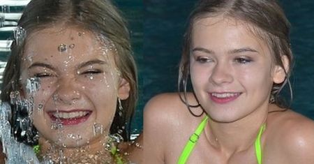Julia "Syrenka" Wróblewska wygina się w bikini na basenie (ZDJĘCIA)