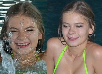 Julia "Syrenka" Wróblewska wygina się w bikini na basenie (ZDJĘCIA)
