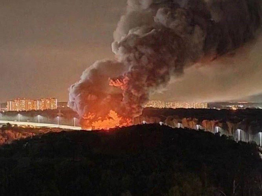 Tajemniczy pożar w Rosji. W pobliżu rezydencji Putina