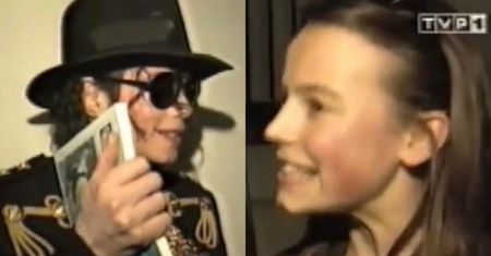 Pudelek wspomina: Anna Mucha PRZYTULIŁA Michaela Jacksona! Gdy się spotkali, była jeszcze maturzystką... (WIDEO)