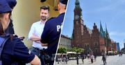 Śmiszek wylegitymowany. Jest oświadczenie policji