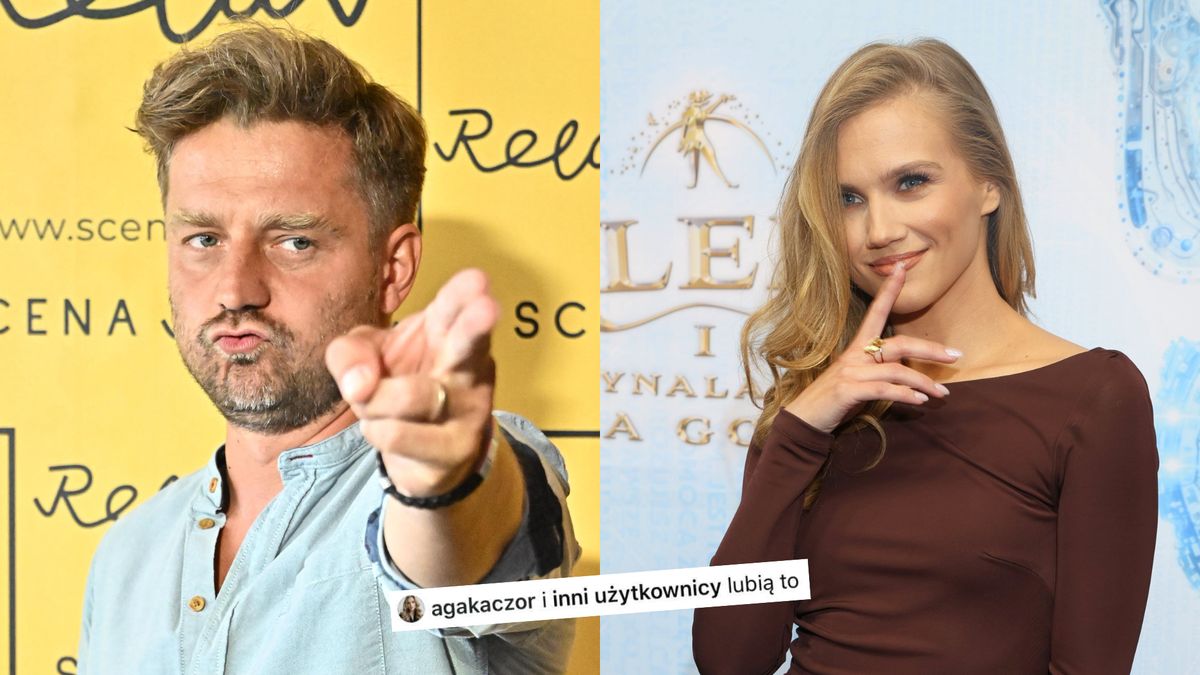 Tajemniczy post Rogacewicza. Kaczorowska lubi to