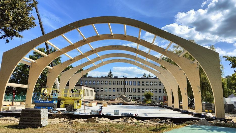 Budowa hali sportowej przy Szkole Podstawowej numer 4