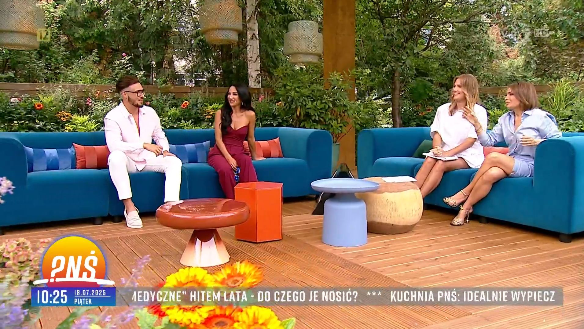 Leon Myszkowski i Justyna Steczkowska w "Pytaniu na śniadanie"