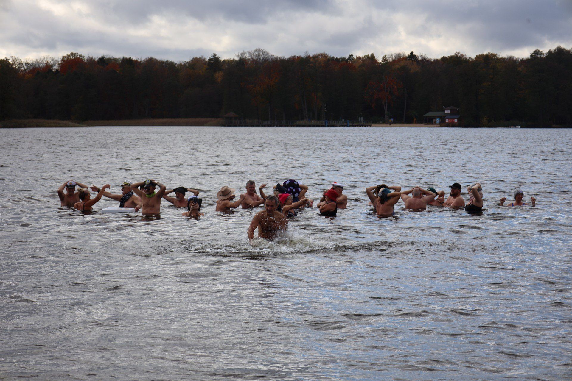Kąpiel szczecineckich morsów