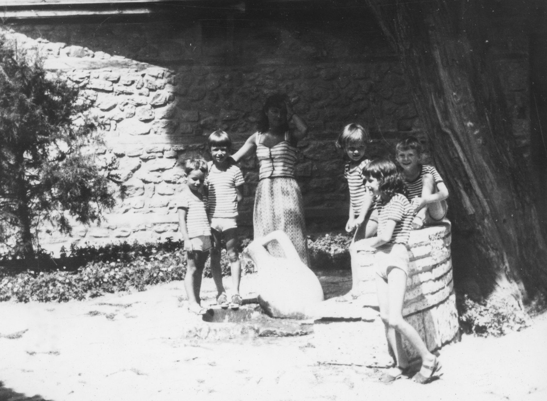 Radek na wakacjach z rodziną w Nesebyrze w latach 80.