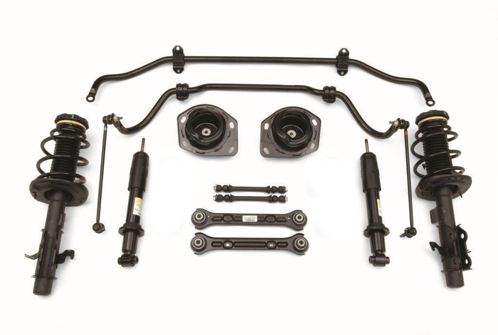 The Camaro 1LE Track Pack gives a 2010+ Chevrolet Camaro SS or Camaro V-6 greater capability in curves with the same suspension components used in the production 1LE performance package.
