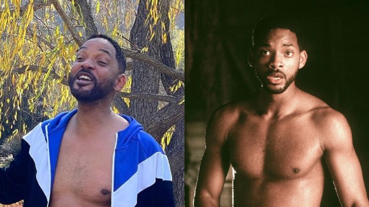Will Smith pozuje bez koszulki