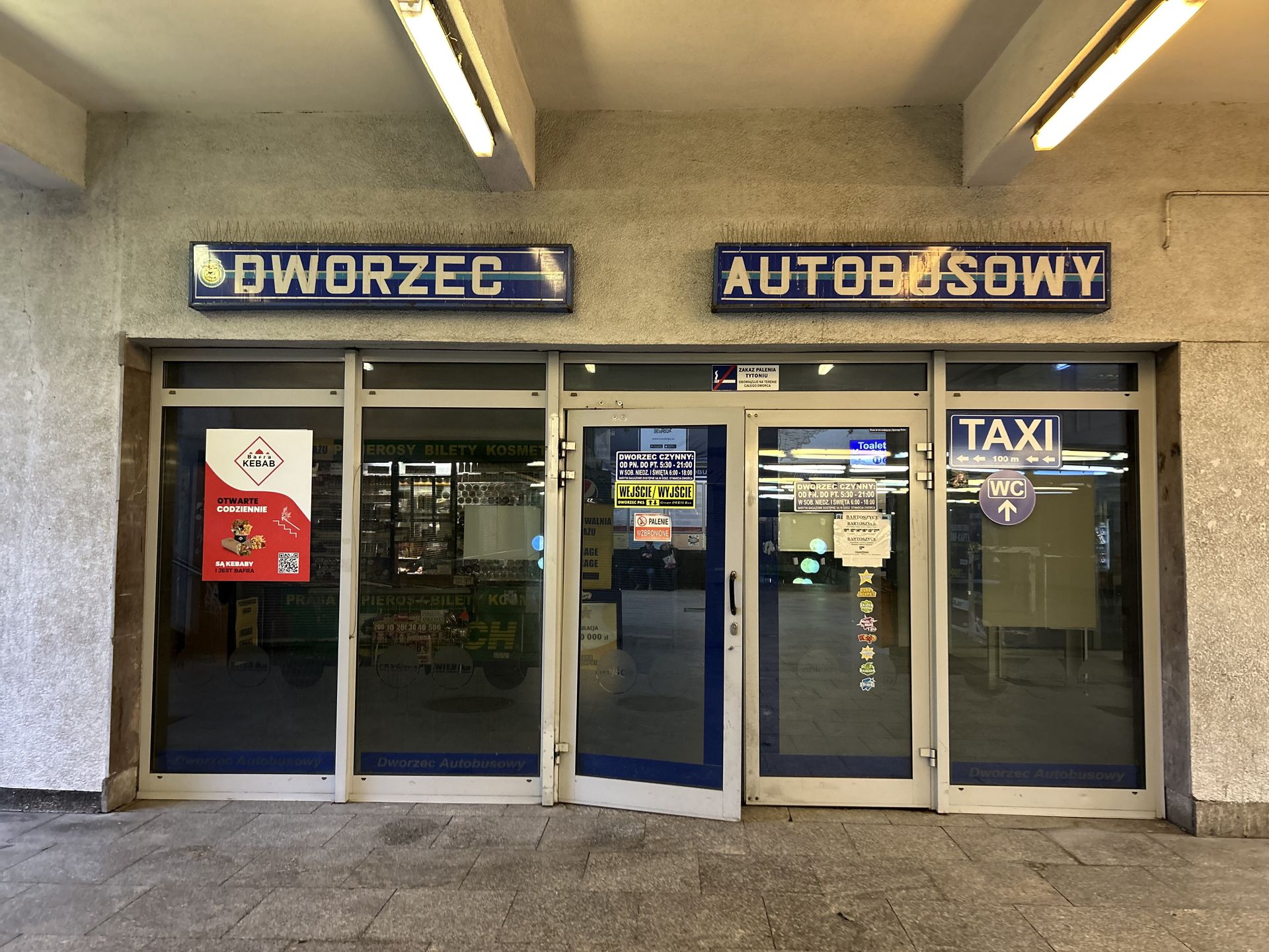 Dworzec PKS to przykład architektury socmodernistycznej 