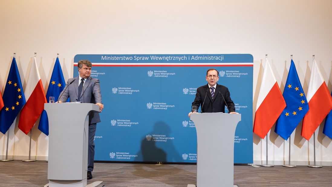 Minister Mariusz Kamiński ogłosił sankcje dla osób i podmiotów z Rosji