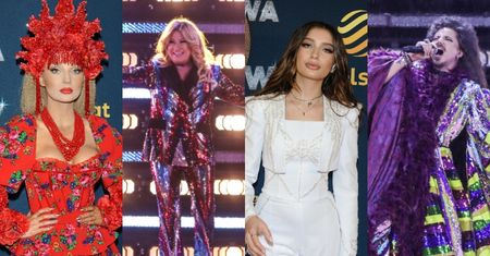Sylwestrowa Moc Przebojów z Polsatem: zestresowana Beata Kozidrak, krwista Cleo, dorosła Viki Gabor... (ZDJĘCIA)