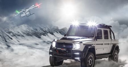 Brabus 800 XLP Adventure to 800-konny pickup do transportu drona