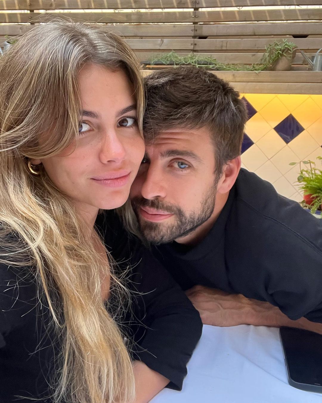 Instagram selfie of Gerard Pique and his young lover