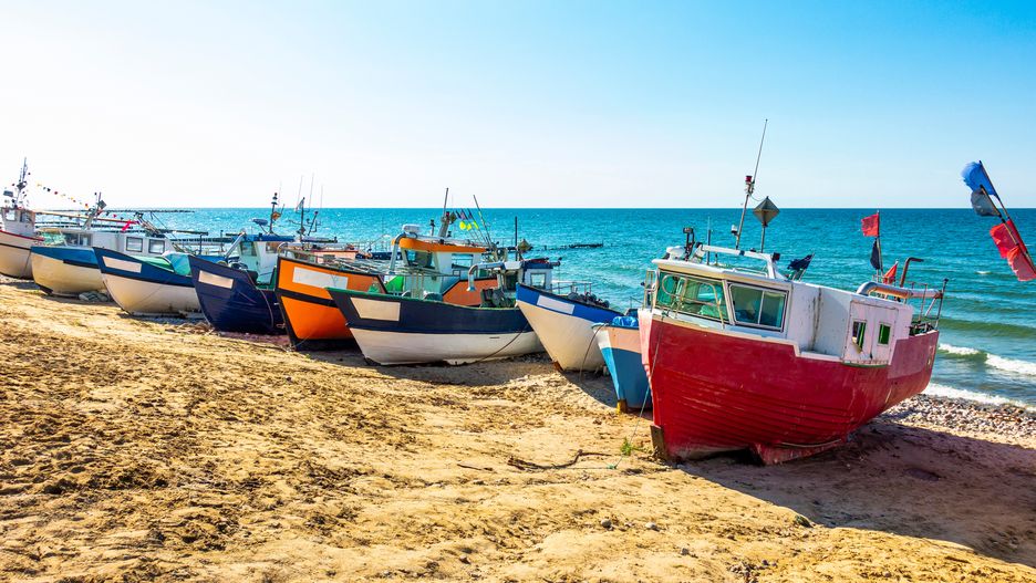 Wybrzeże na Pomorzu Zachodnim zachwyca