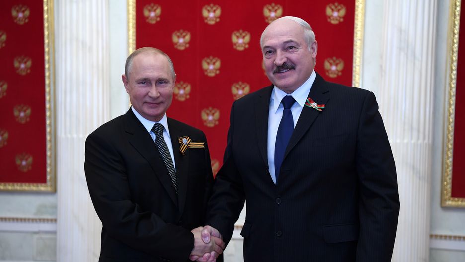 Putin i Łukaszenko