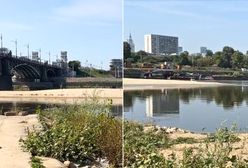 Wisła wysycha. Niepokojący poziom rzeki w Warszawie