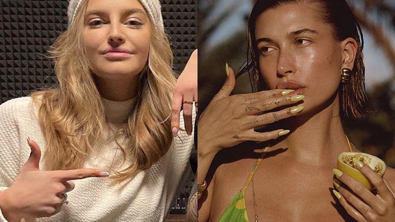 Karolina Pisarek i Hailey Bieber w takich samych butach