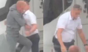 Bójka na peronie. Pracownik kolei powalił pasażera. Ruch policji