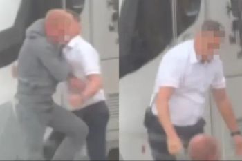 Bójka na peronie. Pracownik kolei powalił pasażera. Ruch policji