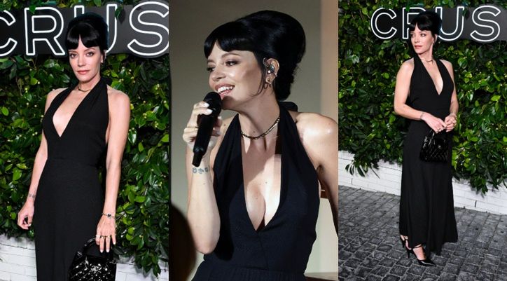 Lily Allen eksponuje nowiutkie implanty na przyjęciu