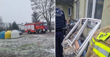 Wybuch gazu w Kostrzynie. Poważne obrażenia dwóch osób