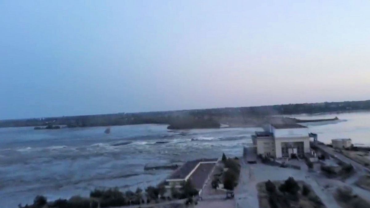 Uszkodzenie zapory w Nowej Kachowce może przynieść dramatyczne skutki dla Ukrainy