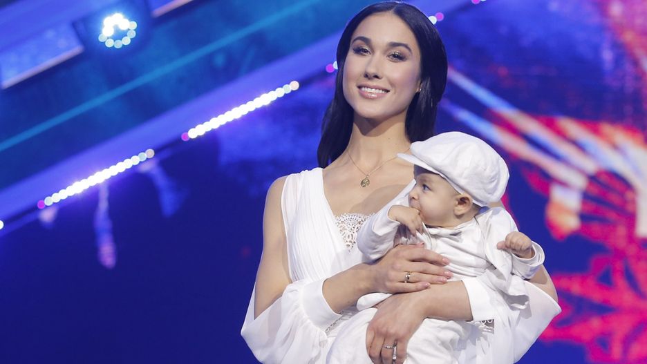 Ida Nowakowska z synkiem na koncercie "Bo w rodzinie siła"