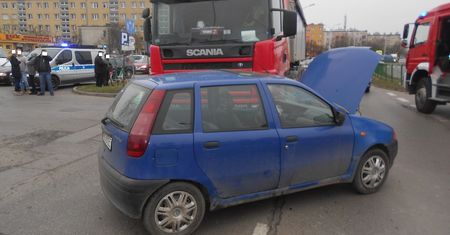 Wypadek na ulicy Jana Pawła II