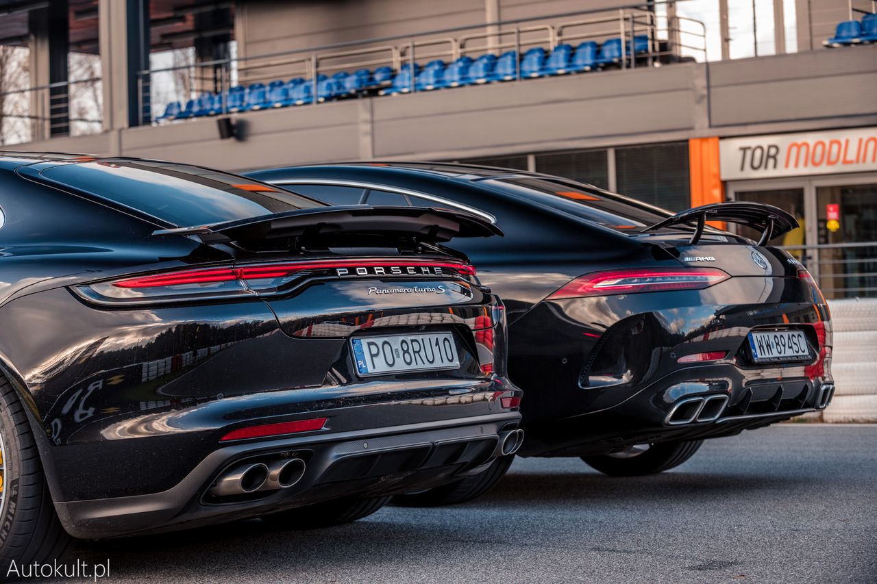 Mercedes-AMG GT 4-door Coupé 63 S kontra Porsche Panamera Turbo (2020) (fot. Konrad Skura)