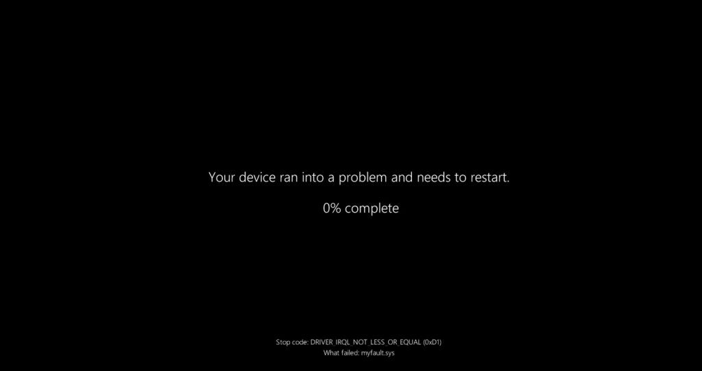 Nowy ekran błędu w Windows 11 24H2 - już nie niebieski