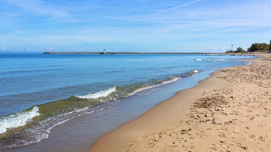 Plaża w Gdańsku/zdjęcie ilustracyjne