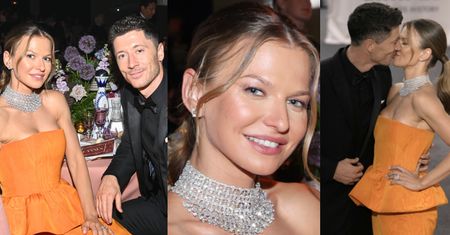 Anna Lewandowska błyszczy uśmiechem i gigantyczną KOLIĄ Z DIAMENTÓW na gali amfAR (ZDJĘCIA)