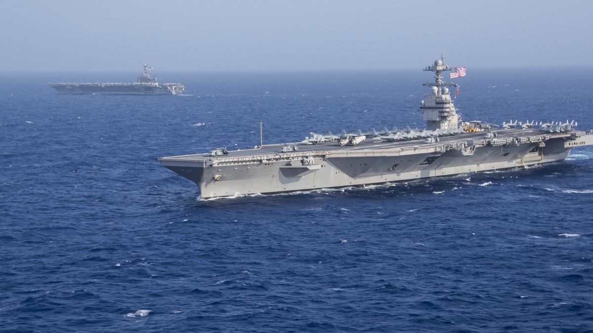 USS "Gerald R. Ford" wyruszył w morze