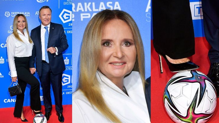 Joanna Kurska bryluje na bankiecie w koszuli od... Małgorzaty Rozenek