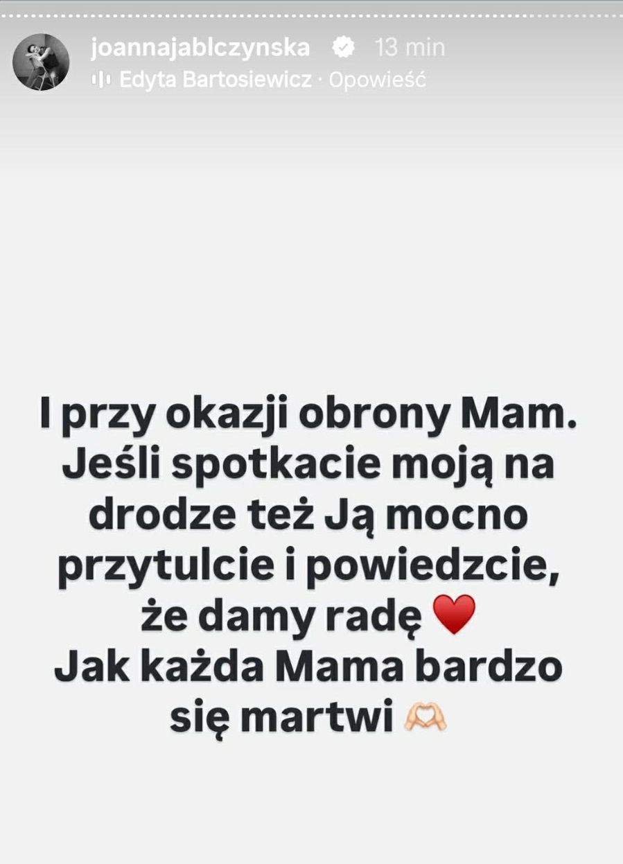 Wpis Joanny Jabłczyńskiej