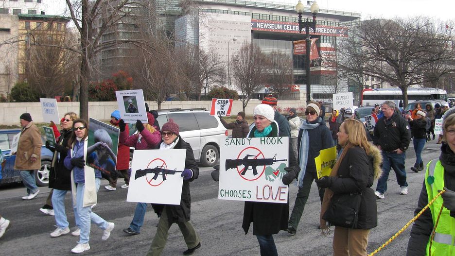 Protesty po masakrze w szkole Sandy Hook