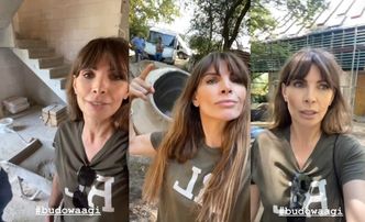 Agnieszka Dygant chwali się postępami pracy nad budową domu: "Murarze NA RAZIE zasługują na pochwały" (ZDJĘCIA)