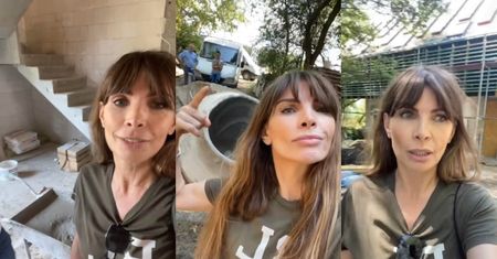 Agnieszka Dygant chwali się postępami pracy nad budową domu: "Murarze NA RAZIE zasługują na pochwały" (ZDJĘCIA)