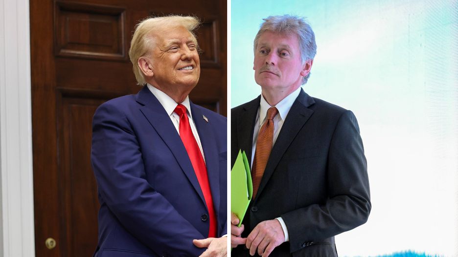 Donald Trump i Dmitrij Pieskow