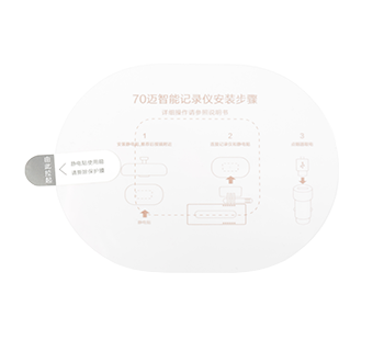 Example electrostatic sticker.