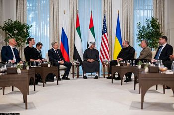 Pierwszy dzień rozmów w ZEA. Zełenski: za wcześnie na wnioski