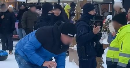 Sceny na Gubałówce. Przyjechała policja. "Koniec imprezy"