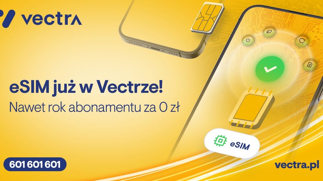 eSIM już dostępny w ofercie mobilnej Vectry