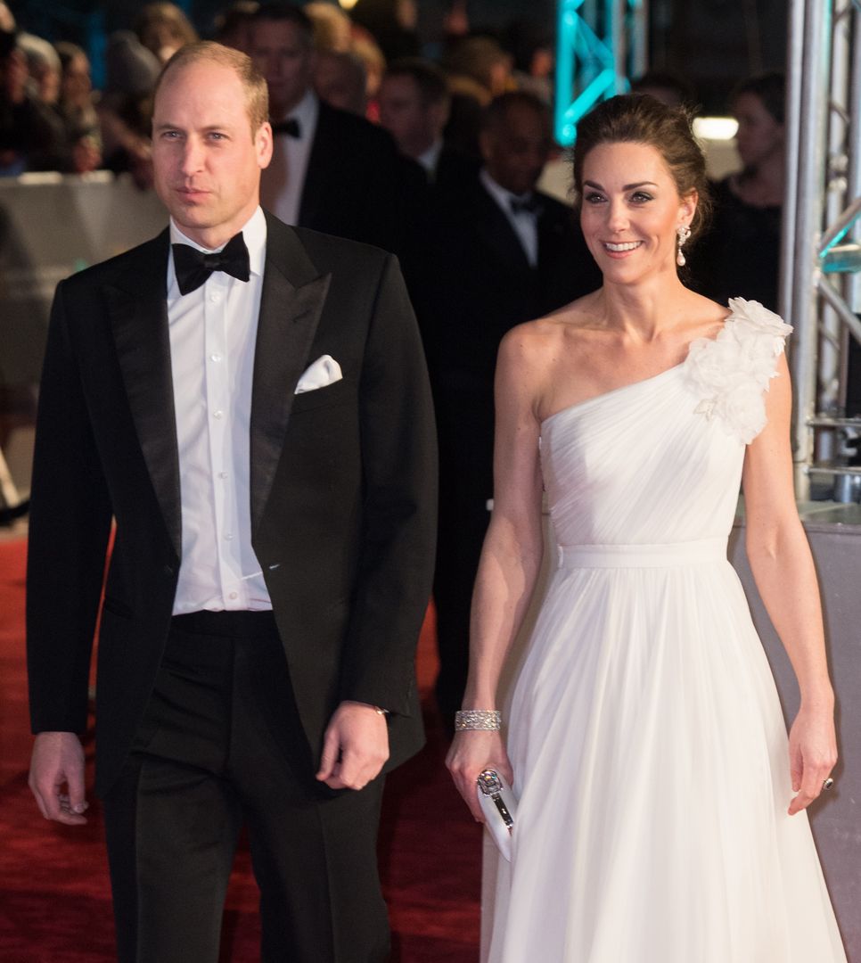 EE British Academy Film Awards - Red Carpet ArrivalsLONDON, ENGLAND - FEBRUARY 10: Prince William, Duke of Cambridge and Catherine, Duchess of Cambridge attend the EE British Academy Film Awards at Royal Albert Hall on February 10, 2019 in London, England. (Photo by Samir Hussein/Samir Hussein/WireImage )Samir Husseinarts culture and entertainment, celebrities, film industry, awards ceremony