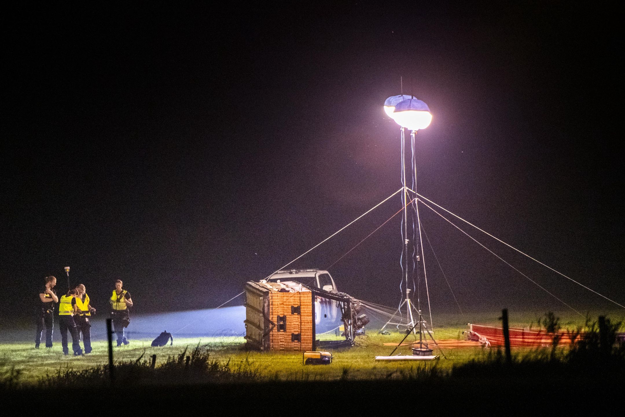 Wypadek balonu w Holandii